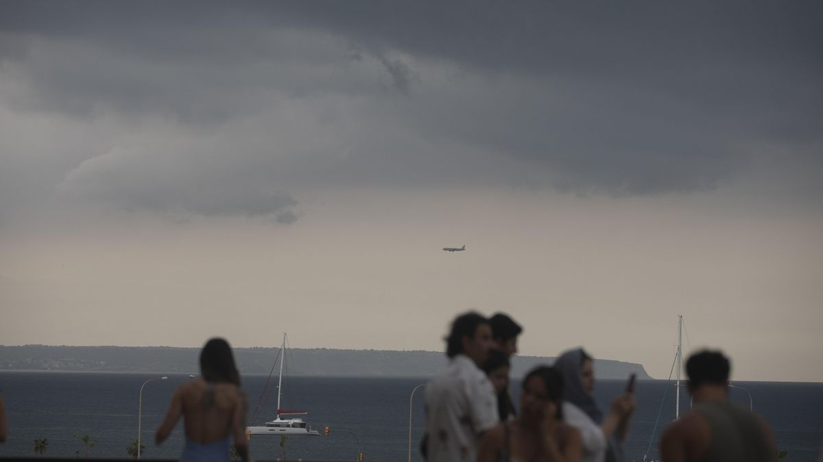 Mal tiempo en Mallorca.