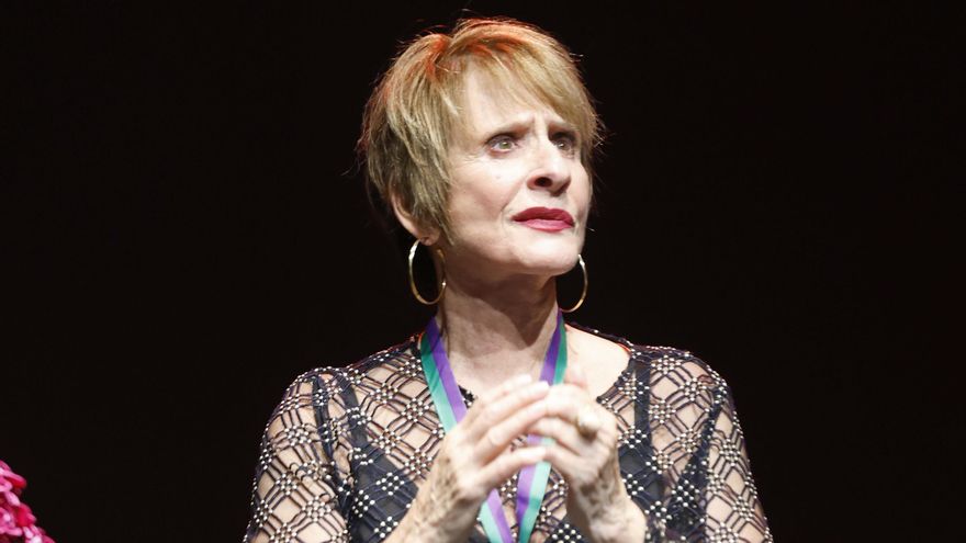 La actriz estadounidense Patti LuPone en un homenaje en Málaga