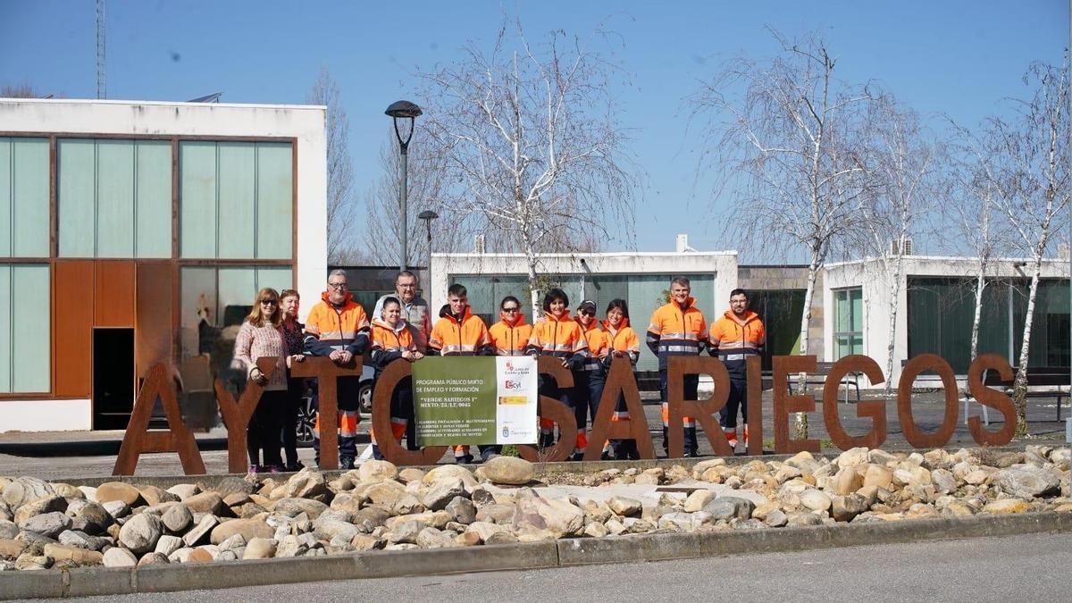 Sariegos impulsa el empleo y la formación con el programa 'Verde Sariegos I'