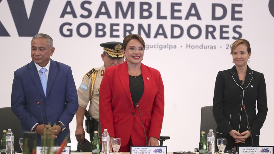 Xiomara Castro en Asamblea de Gobernadores del BCIE: "Solamente unidos seremos fuertes"