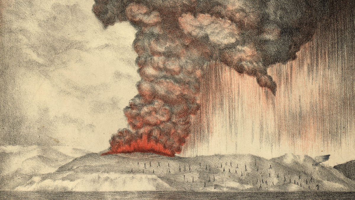 Cuando se registró el sonido más fuerte de la historia: así fue la la erupción del volcán Krakatoa