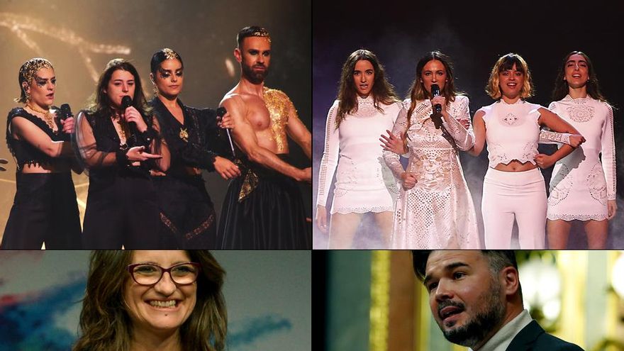 El Benidorm Fest también posiciona a los políticos con sus favoritas, entre Tanxugueiras y Rigoberta Bandini