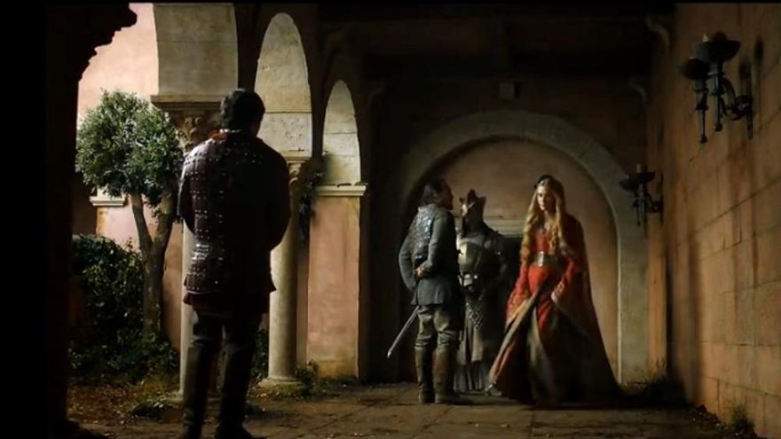 Bronn y Cersei Lannister en Desembarco del Rey