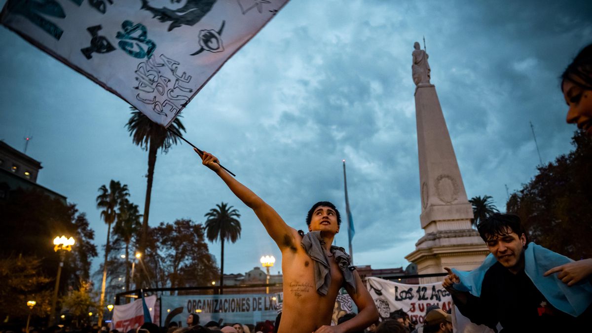 La despedida del Indio Solari en Plaza de Mayo