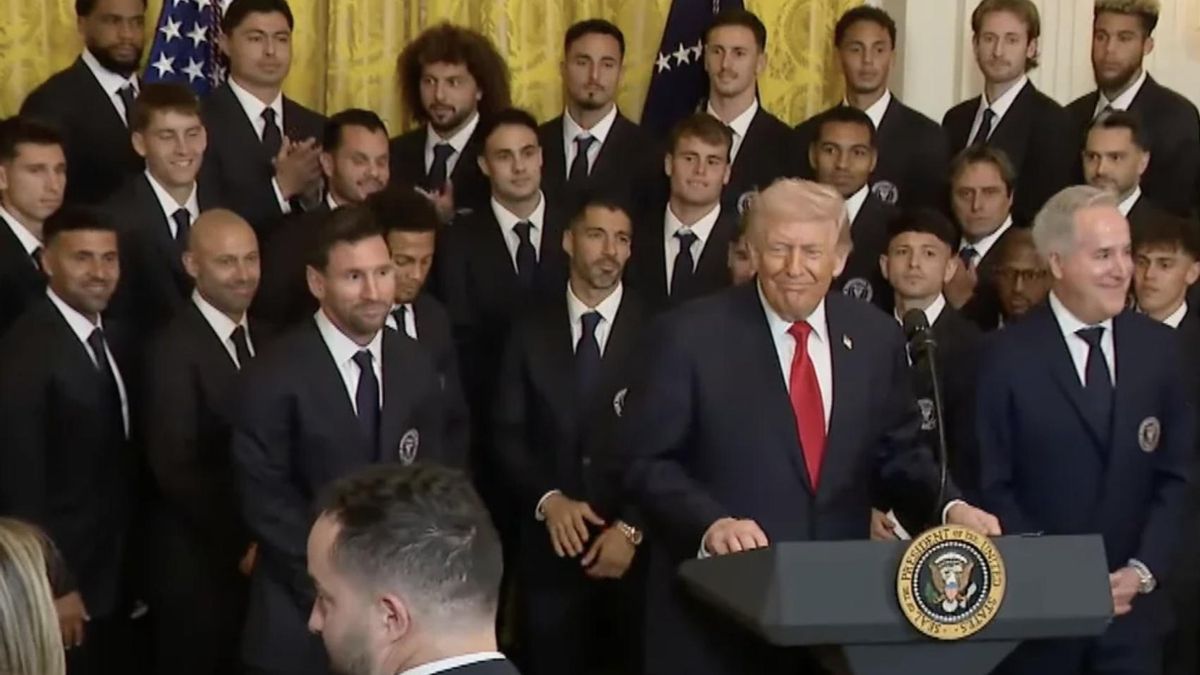 Messi y el Inter Miami con Donald Trump