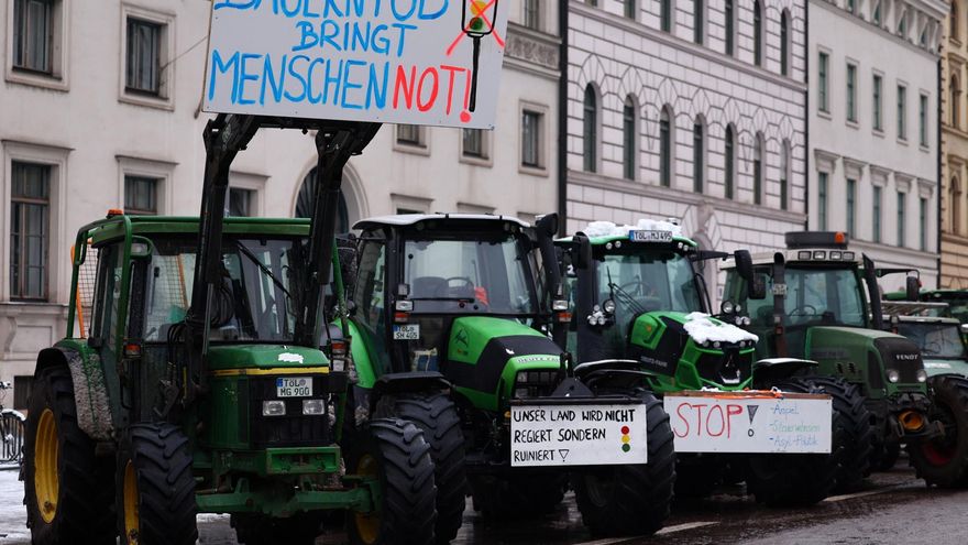 "El ambiente se está calentando": cómo la extrema derecha está aprovechando las protestas de los agricultores en Alemania