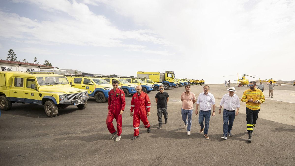 El Cabildo inaugura el centro de operaciones y refugio contra incendios en Artenara.
