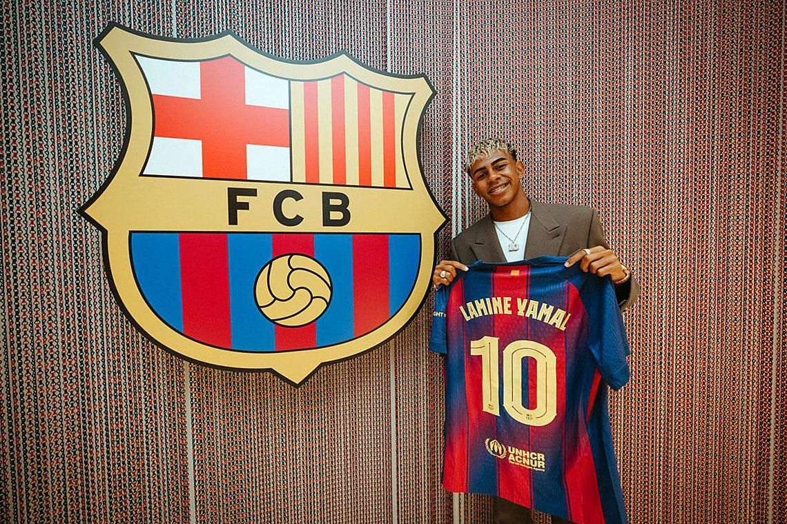 Lamine Yamal, máxima promesa (y presente) del fútbol mundial para seguir los pasos de Lionel Messi.