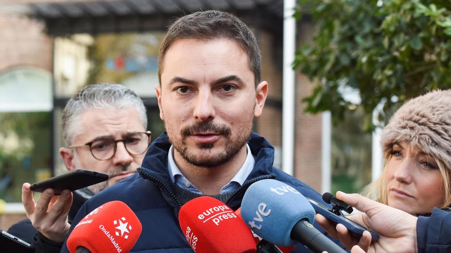 El secretario general del PSOE-M, Juan Lobato.