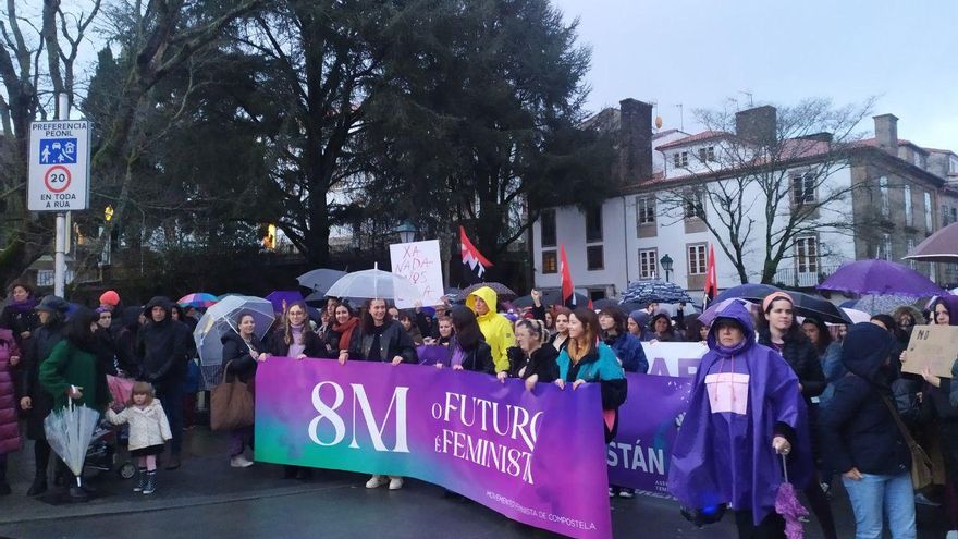 8M de 2023 en Santiago de Compostela.