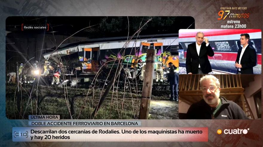 Críticas a 'Código 10' por emitir imágenes explícitas de personas atrapadas en el accidente de Rodalies