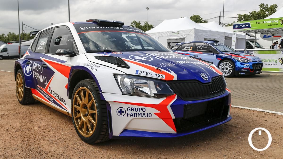 Parque cerrado del XXXVIII Rallye Sierra Morena