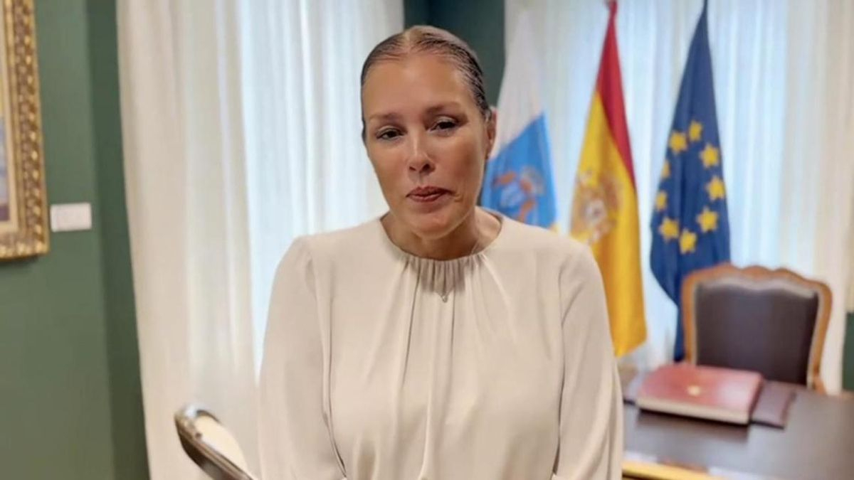 Astrid Pérez borra un vídeo dirigido al PP desde su despacho en el Parlamento de Canarias