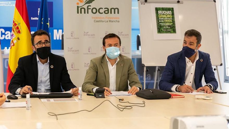 Rueda de prensa de balance de incendios en Castilla-La Mancha