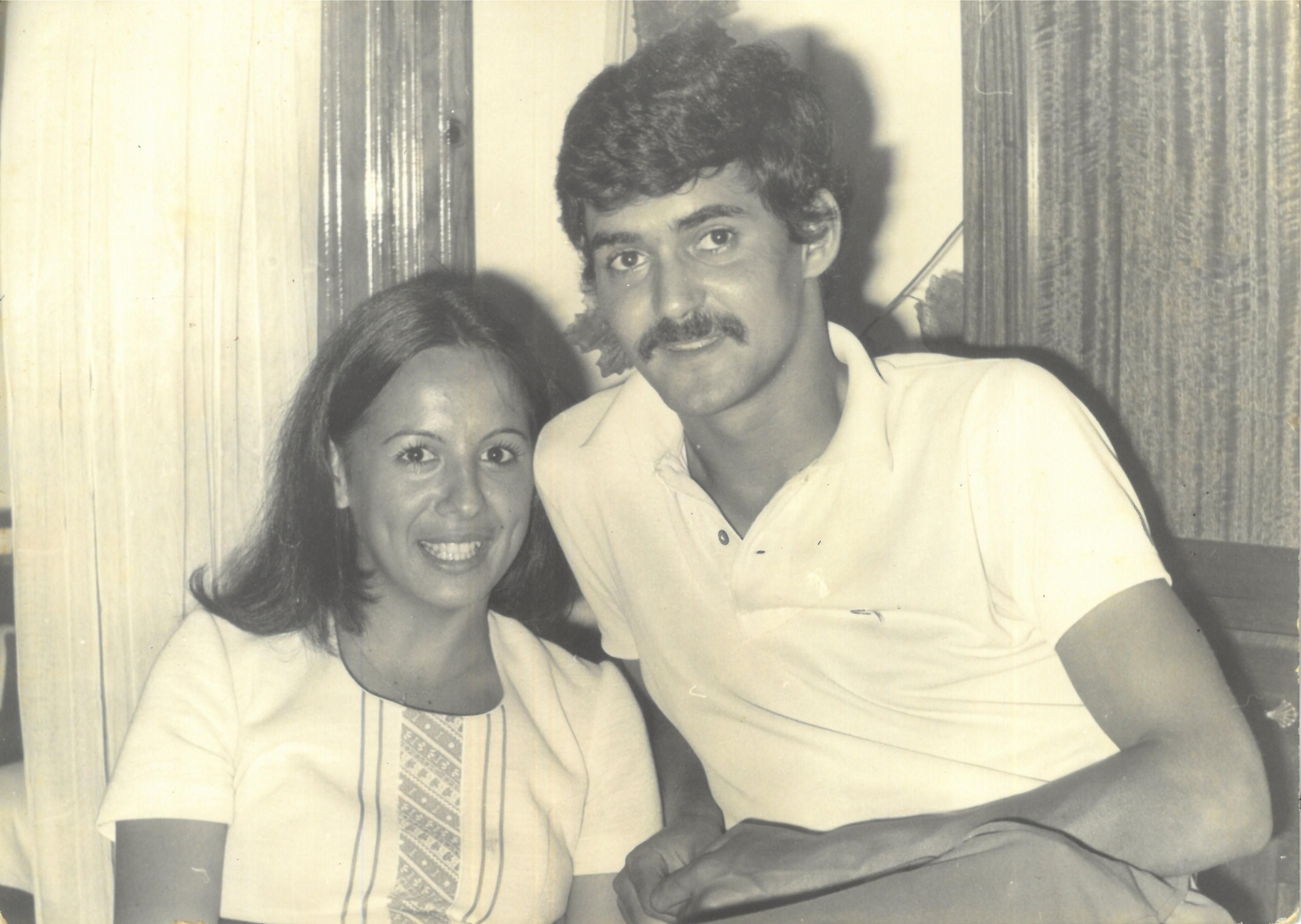 María Teresa Calero Hernández y Francisco Castro Feliciano, ca. 1975 | Foto: Anónimo