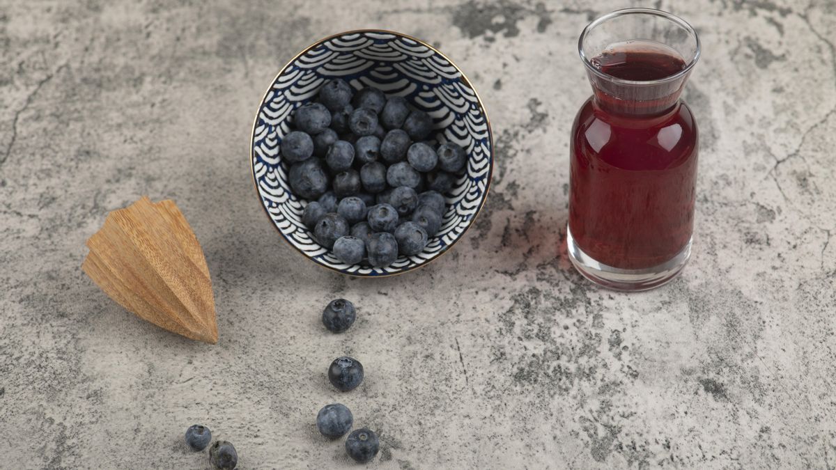 Coulis de arándanos