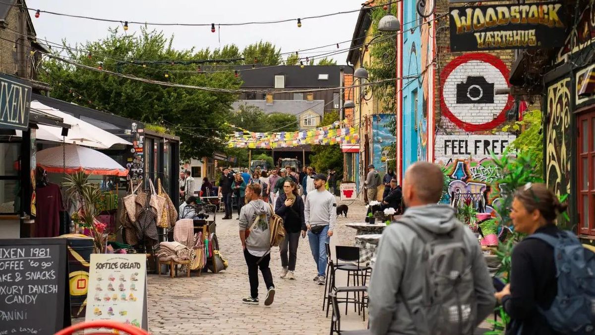 El barrio de Christiania.