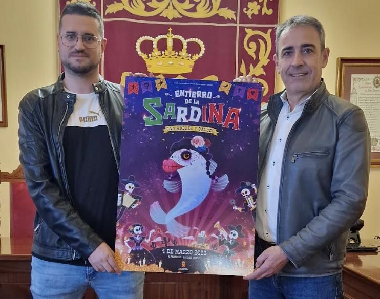 Presentación del Cartel Anunciador del Entierro de la Sardina de San Andrés y Sauces 2023.