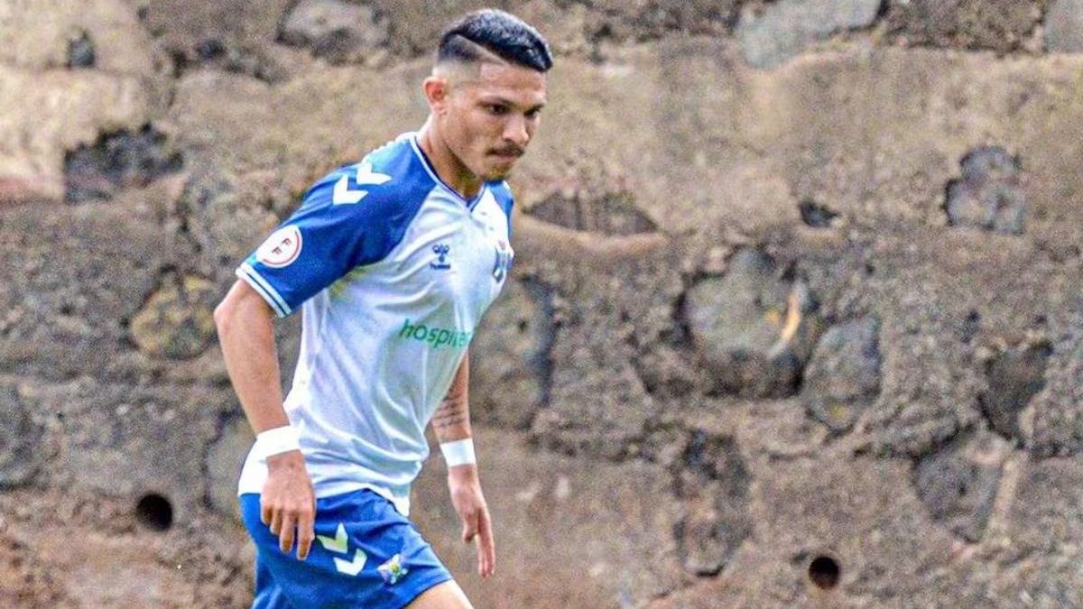 Fabricio con el Tenerife B