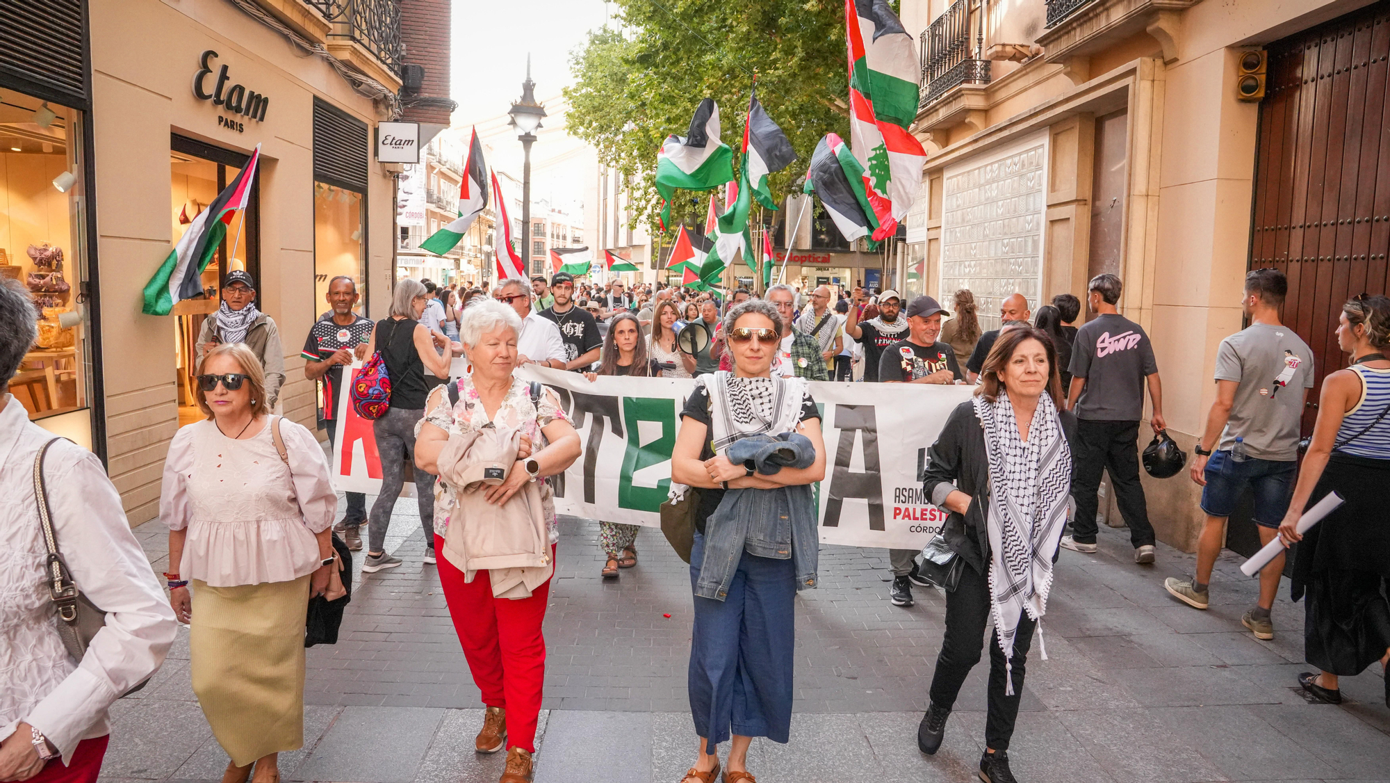Manifestación de la Plataforma Córdoba con Palestina
