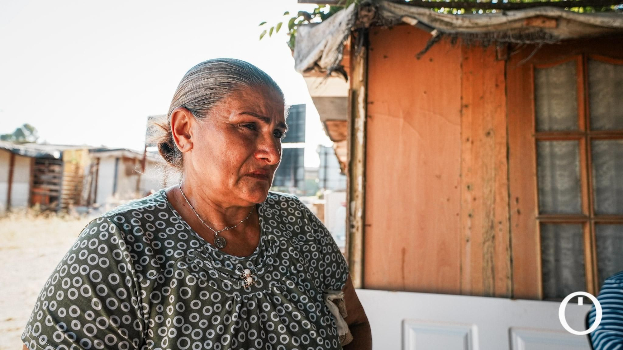 Asentamiento afectado tras el incendio que arrasó varias chabolas