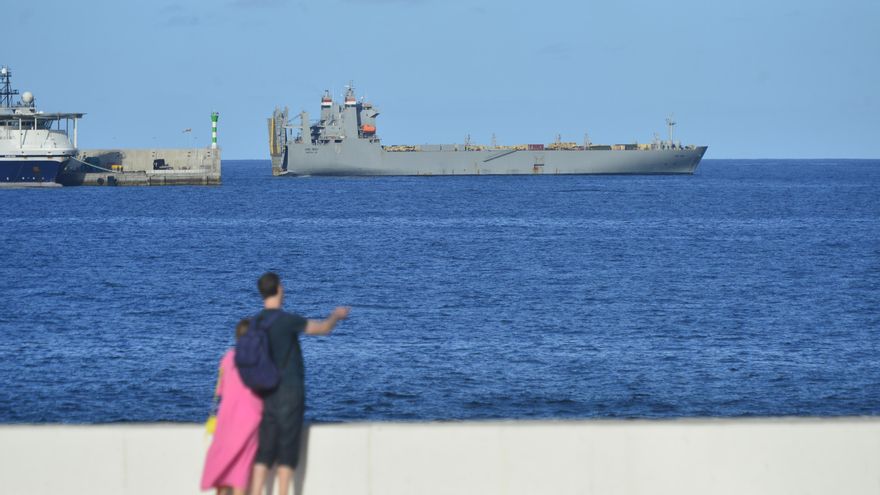 CC pide información al Gobierno central por las maniobras "infrecuentes" en Canarias del buque 'Cape Texas' de EEUU