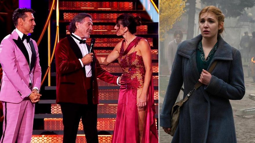 'Bailando con las estrellas' (12.2%) se mantiene fuerte pero pierde su duelo particular contra el cine de La 1