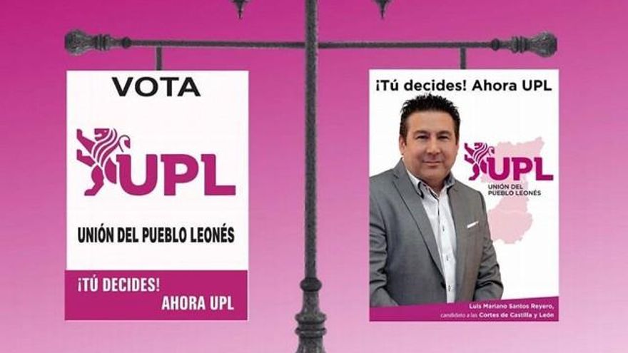 La Junta Electoral no dejó a la UPL poner sus banderolas en las calles y esta es su recreación virtual.