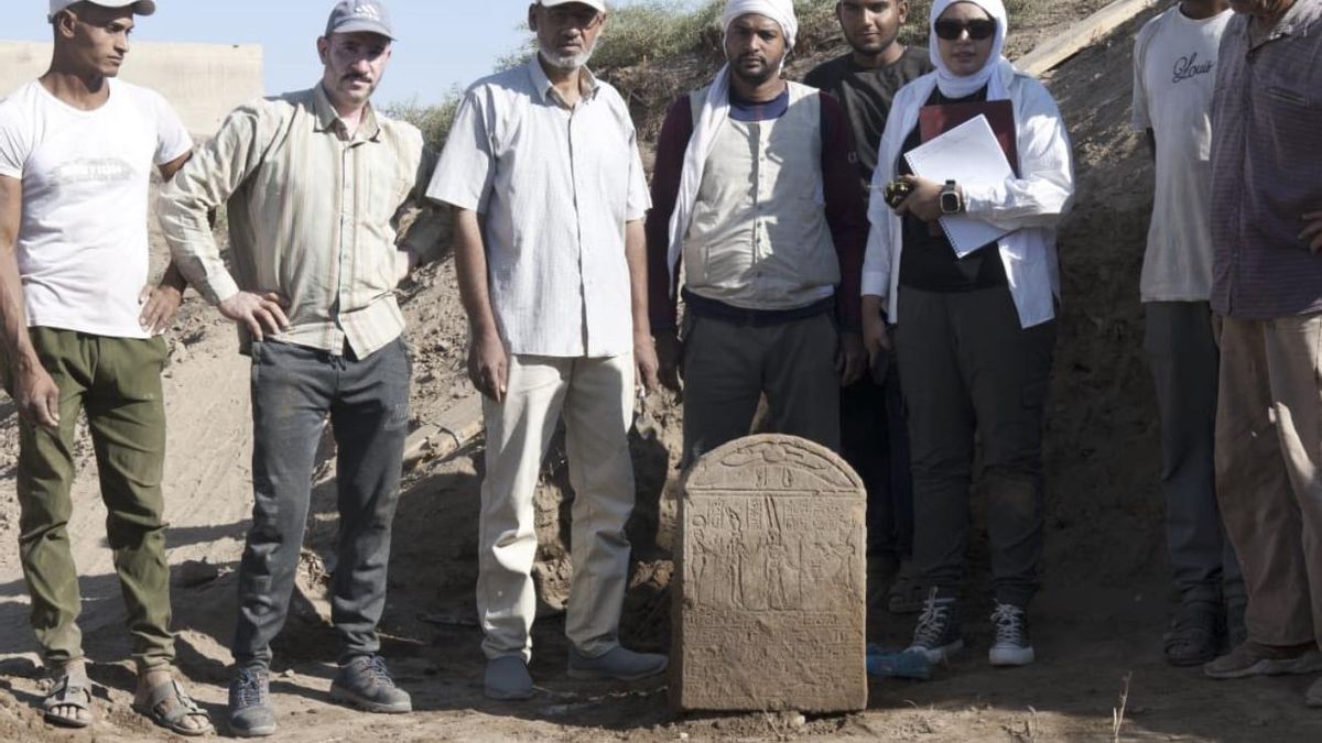 Una obra en Karnak deja al descubierto algo más que piedra antigua: una estela con referencias a Tiberio