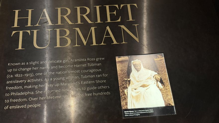 Harriet Tubman, en el Museo de Historia y Cultura Afroamericana de Washington DC.