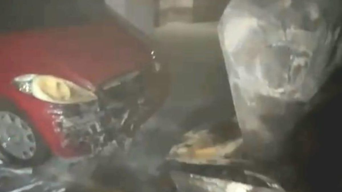 Incendio en un garaje en un edificio de la Avenida de Escaleritas de la capital grancanaria.