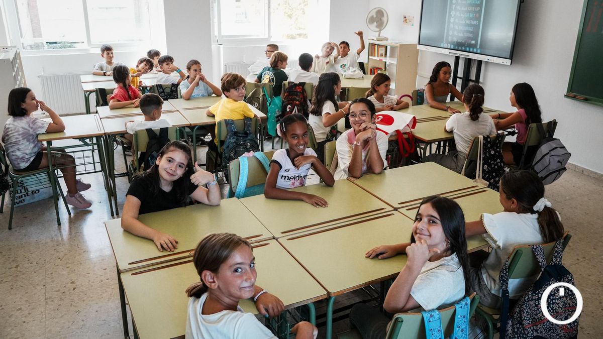 La vuelta al cole en el colegio Colón
