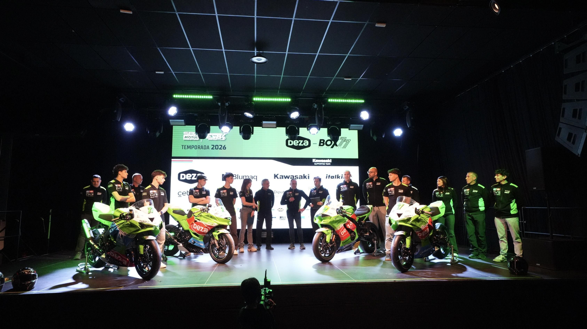Presentación de la temporada 2026 del Box 77 Racing Team