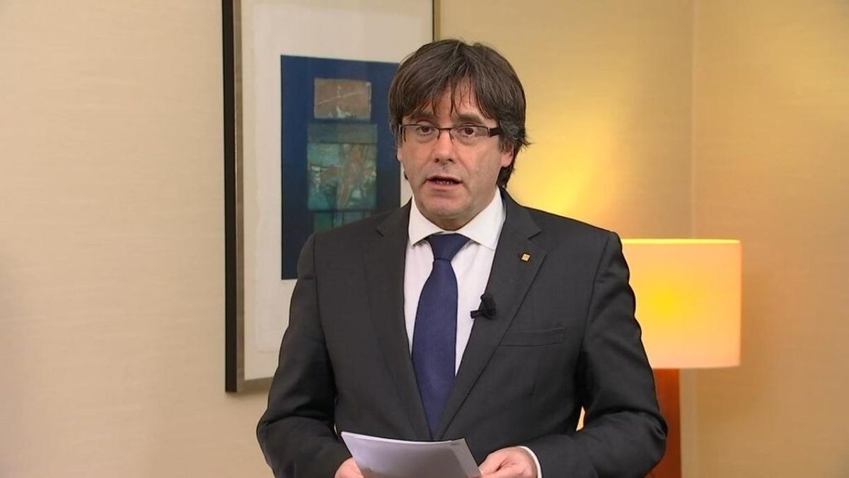 Puigdemont, en un mensaje desde Bélgica