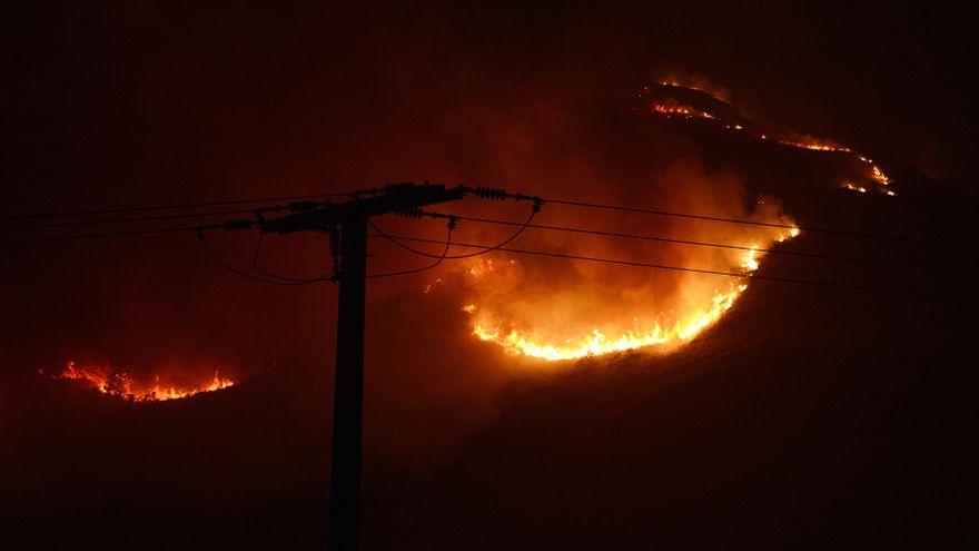 Incendio forestal.