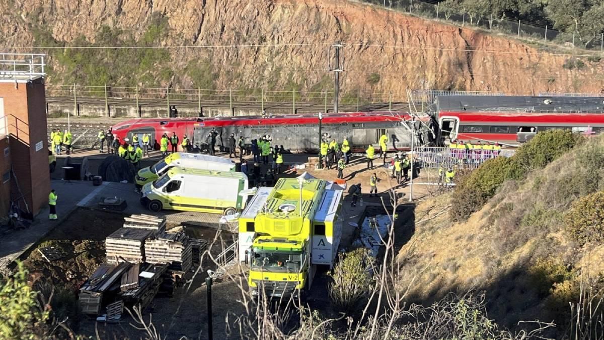 Las imágenes del accidente ferroviario de Adamuz