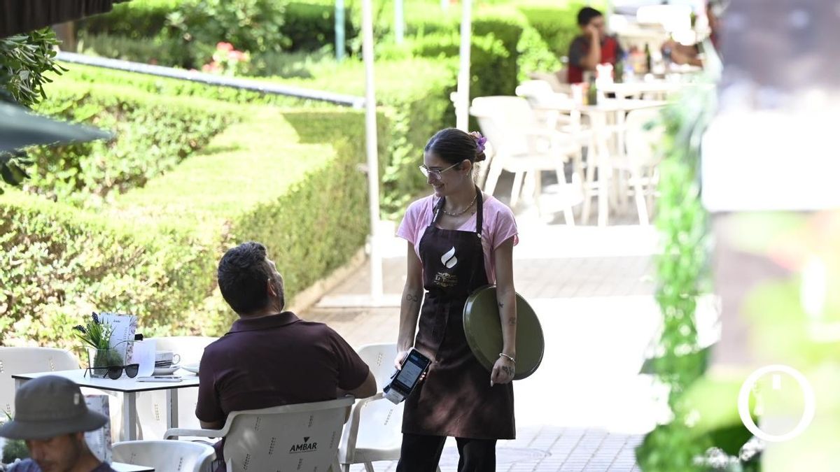 Camareros trabajando.