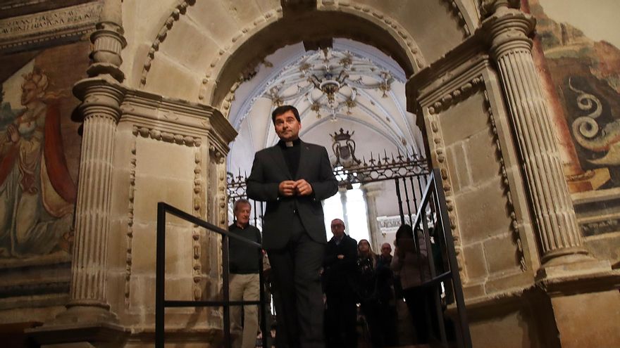 El abad de la Colegiata de San Isidoro y vicario de la Diócesis de León, Luis García.