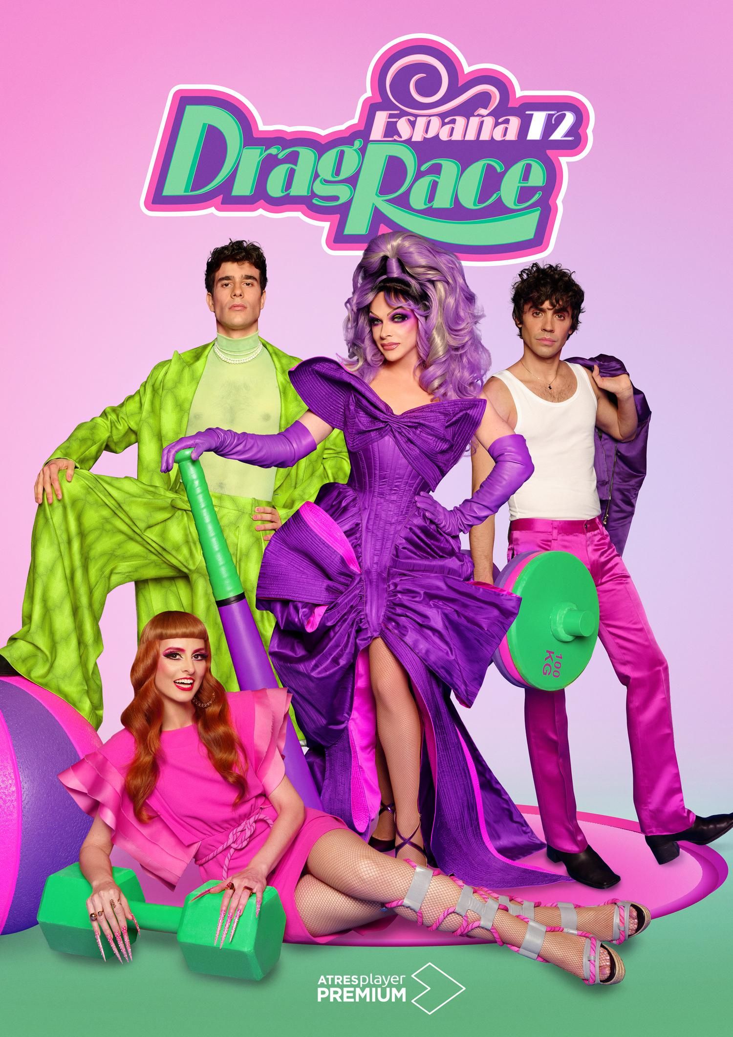 La presentadora y el jurado de 'Drag Race España 2'