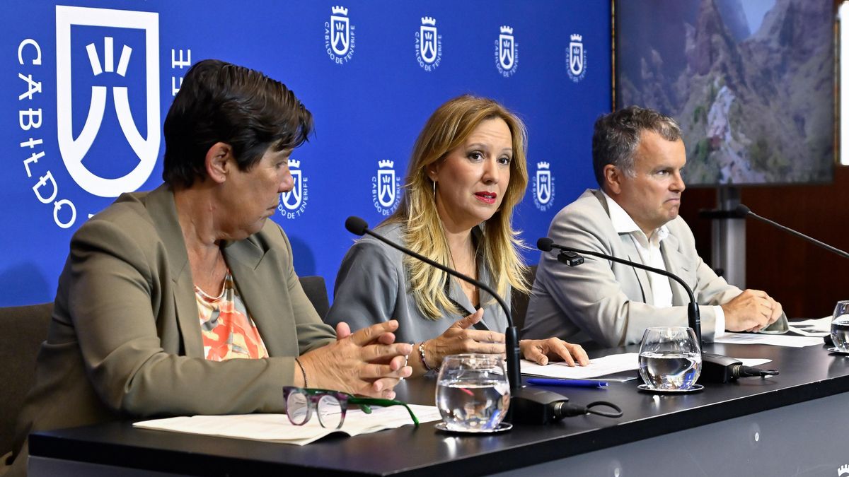 La presidenta del Cabildo de Tenerife, Rosa Dávila, presentó los resultados en rueda de prensa, acompañada por la consejera de Medio Natural, Blanca Pérez, y el director insular de la consejería, Pedro Millán.