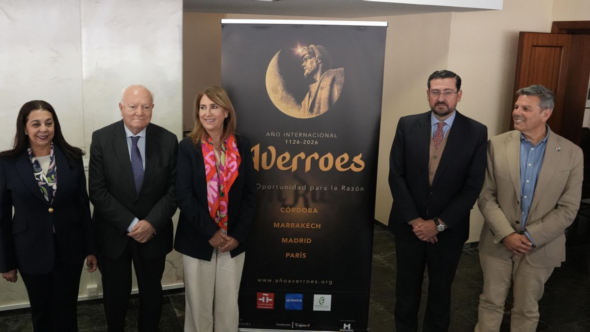 Ana López, Miguel Ángel Moratinos, Karima Benyaich y Miguel Moro presentan en Córdoba las actividades del IX Centenario de Averroes