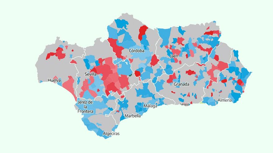 Los resultados de las elecciones en Andalucía 2026, municipio a municipio