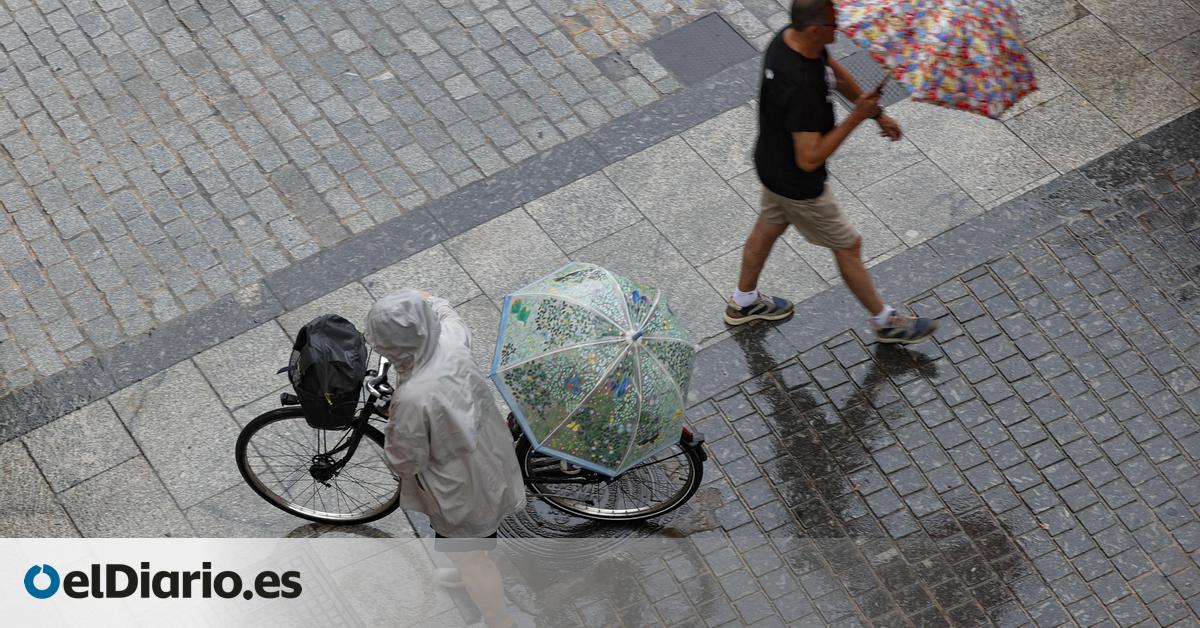 La lluvia vuelve con fuerza y la Aemet activa avisos en cuatro comunidades