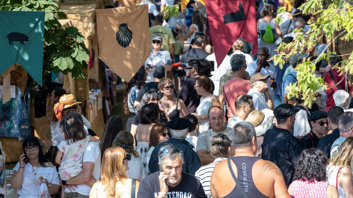 Las imágenes del Mercado del Trato en Ventosa