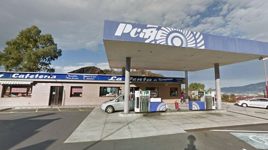 La gasolinera de Las Manchas, antes del 19 de septiembre