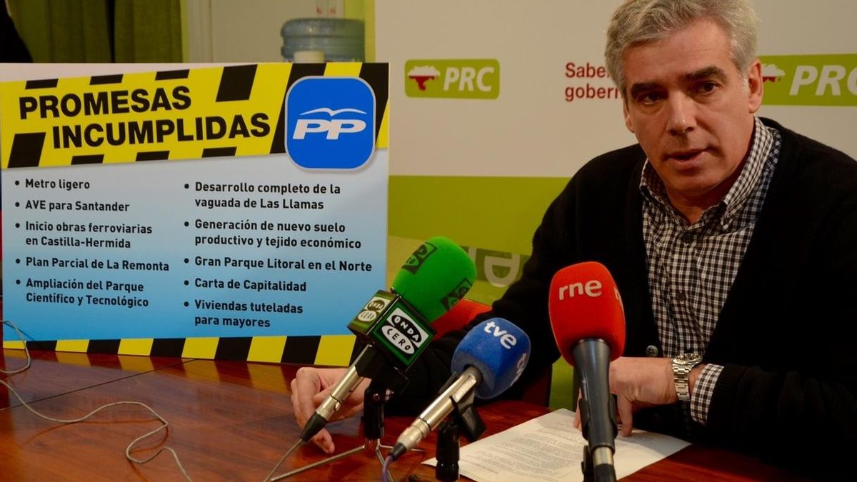 José María Fuentes-Pila, portavoz regionalista en Santander.