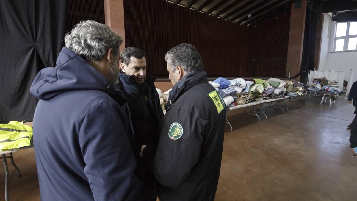 Juanma Moreno, de nuevo en Adamuz