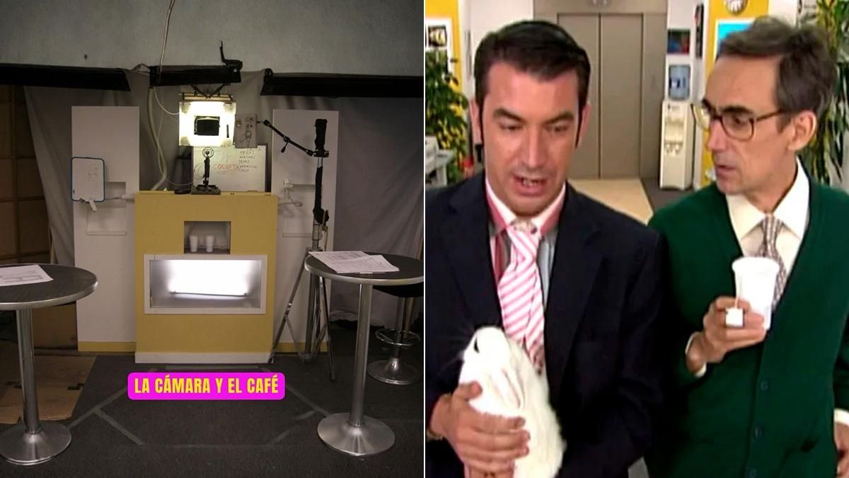 El set de 'Camera Café', delante y detrás de las cámaras