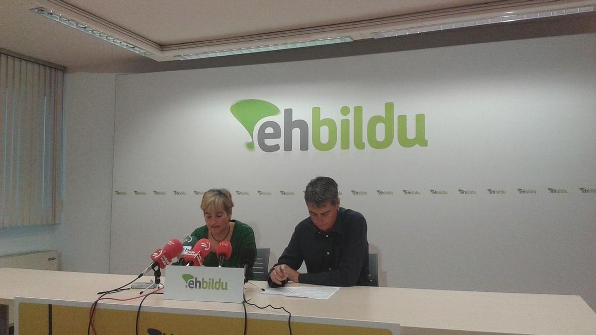 EH Bildu rechaza cualquier actuación violenta y dice que esos actos "refuerzan a los enemigos de la paz"