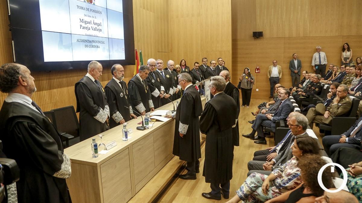Toma posesión de Miguel Ángel Pareja como Presidente de la Audiencia Provincial de Córdoba